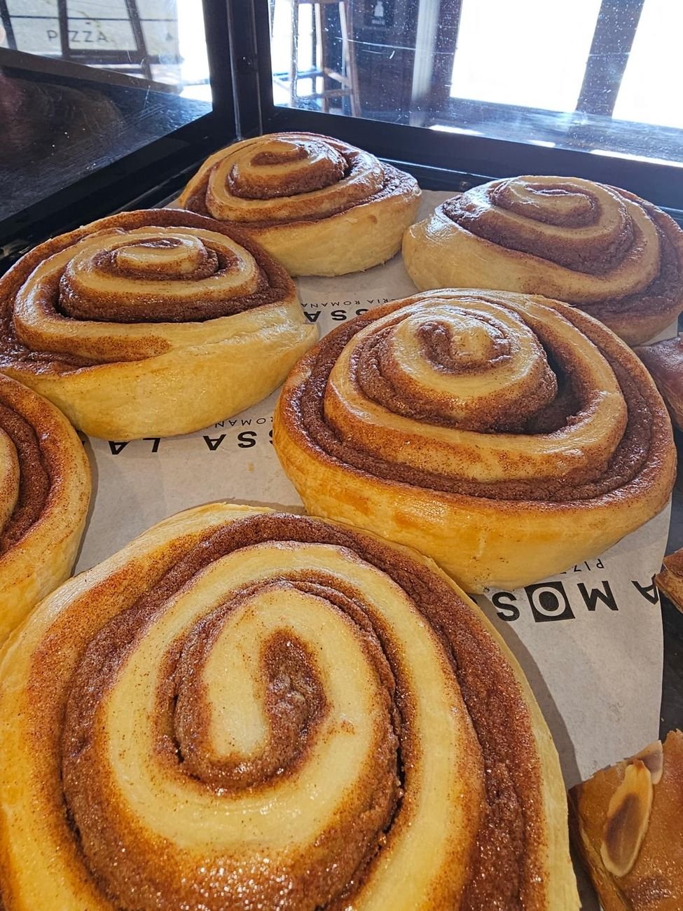 Cinnamon rolls fresh from the oven